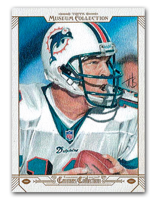 Dan Marino Canvas Collection Topps Museum