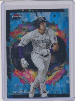    Nolan Jones 2024 Finest Sky Blue Refractor /150