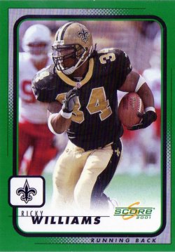 2001 Score Ricky Williams