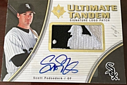 2006 Upper Deck Ultimate Collection Scott Podsednik / Carl Crawford Ultimate Tandems Logo Autographs