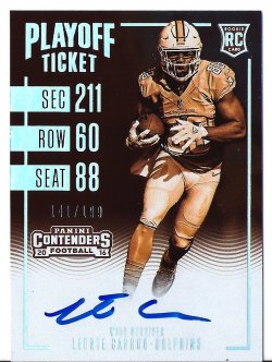 2016 Panini Contenders Playoff Ticket Sepia Leonte Carroo