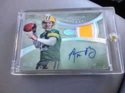 Aaron Rodgers 2013 Five Star Patch auto /25