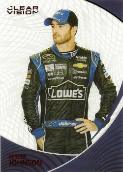 2022 Panini Chronicles Racing Clear Vision (Red)  Jimmie Johnson