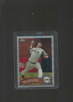 2011 Topps TOPPS CHROME TIM LINCECUM XFRACTOR