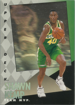 1992 Upper Deck  Shawn Kemp Team MVP