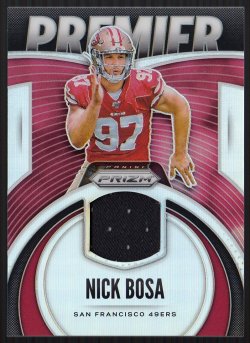2019 Panini Prizm Premier Jerseys Nick Bosa