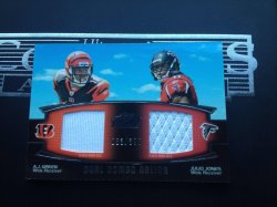 2011 Topps Prime Aj green Julio jones duel combo relics