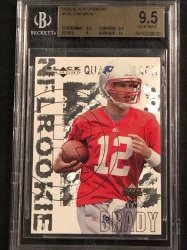 2000 Upper Deck Black Diamond #126 Tom Brady RC