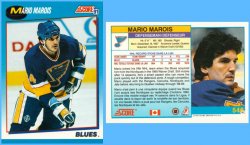 1991-92 Score Canadian Mario Marois