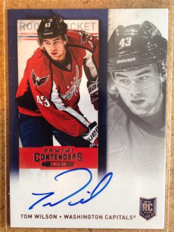 2012 Panini Panini Contenders Tom Wilson rookie ticket auto #275