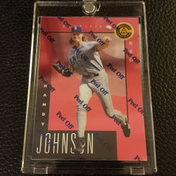 1998  Pinnacle Certified Red Prototype Randy Johnson