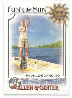 2023 Topps Topps Allen and Ginter Fun in the Sun Paddle-Boarding