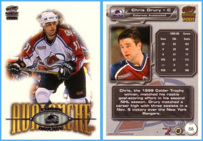 Chris Drury | Hockey Card Database Wiki | Fandom