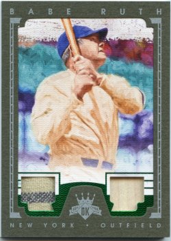 2016 Panini Diamond Kings Babe Ruth Materials Emerald