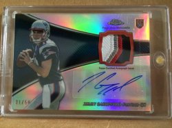 2014 Topps Chrome Jimmy Garoppolo Rookie Patch Autograph
