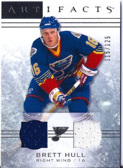 2014-15 Upper Deck Artifacts Dual Jersey Brett Hull