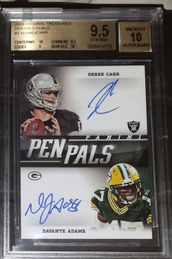 2014 Davante Adams National Treasures NFL Gear Gold Rookie 4 Patch RC  /25!!