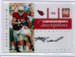 2012 Panini Elite Michael Floyd Black Ink Inscriptions
