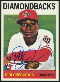 2013 Topps Heritage Real One Autograph Didi Gregorius