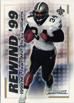 2000 Skybox Impact Rewind 99 Ricky Williams