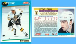 1991-92 Score Canadian English Stephen Leach