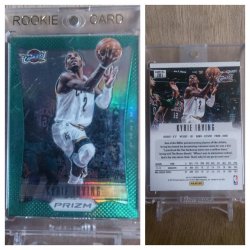 12-13  Panini prizm  kyrie irving rookie refractor green 