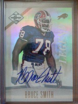    2012 Limited Bruce Smith  Legends Autograph
