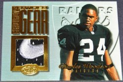 1999 Leaf Leaf Certified Charles Woodson Nike Swoosh Patch