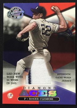 2001 Donruss Class of 2001 Diamond Aces #A1 Roger Clemens