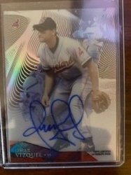 2014 Topps high tek omar vizquel