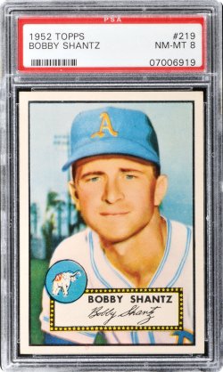 1952 Topps Bobby Shantz 