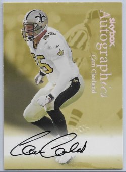 1999 Skybox Autographics Cam Cleeland