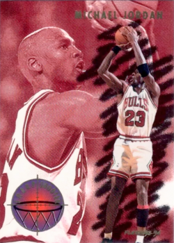 1993-94 Fleer Basketball Sharp Shooter Michael Jordan 