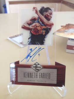 2012 Panini Limited Kenneth Faried RC