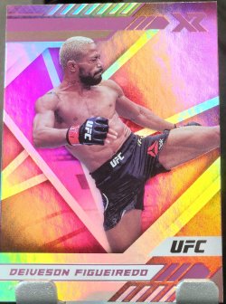 2021 Panini Chronicles XR Deiveson Figueiredo Pink Parallel