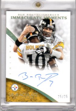2015 Panini Immaculate Collection Ben Roethlisberger