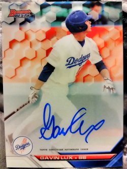 2016 Bowman Bowmans Best Gavin Lux Best of 2016 Autographs