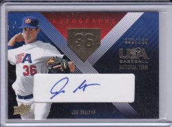 2008 Upper Deck USA Baseball National Team Signatures Blue Joe Kelly