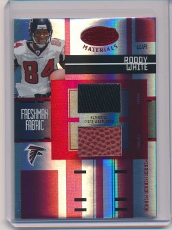    Roddy White 2005 Leaf Certified Materials Mirror Red Materials /150
