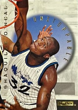 1996-97 Skybox Premium Basketball Unstoppable Shaquille ONeal