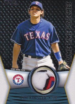 2009 Topps Unique Primetime Patches Ian Kinsler