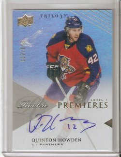 2013 Upper Deck Trilogy Quinton Howden 