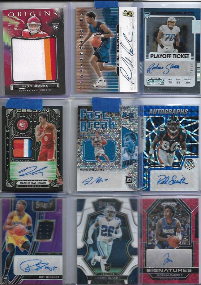 Multi Sport Collection For Sale autograph/jerseys/ed cards Below comps