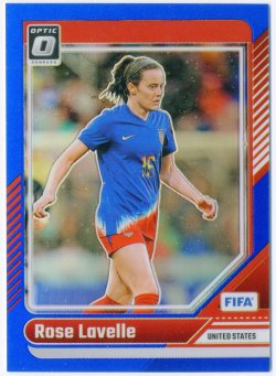 2024-25 Donruss Optic Blue Rose Lavelle