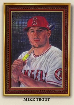 2022 Topps Gallery Portrait Gallery Mike Trout