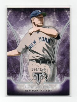 2015 Topps Topps Triple Threads Amethyst Lou Gehrig