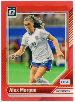 2024-25 Donruss Optic Red Alex Morgan