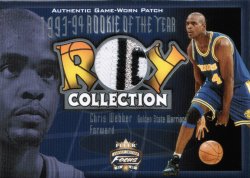 2001-02 Fleer Focus ROY Collection Patches Chris Webber #ed 71/99