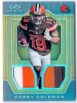 2016 Panini Infinity Corey Coleman prime patch