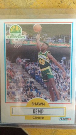 1990 Fleer  Shawn Kemp
